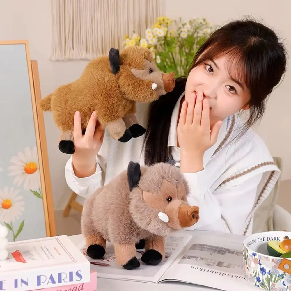 Stuffed Animals Wild Boar Plush Toys Soft Pillows Cartoon Mountain Pig Doll 25/30cm Kawaii Eurasian Wild Boar Doll Birthday Gift
Stuffed Animals Wild Boar Plush Toys Soft Pillows Cartoon Mountain Pig Doll 25/30cm Kawaii Eurasian Wild Boar Doll Birthday Gift