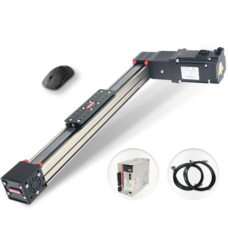 QRXQ RXP40 Axis Gantry 400w Servo Motor Synchronous Belt Linear Module High Speed Mute Linear Module Slide Table Linear Guide
QRXQ RXP40 Axis Gantry 400w Servo Motor Synchronous Belt Linear Module High Speed Mute Linear Module Slide Table Linear Guide