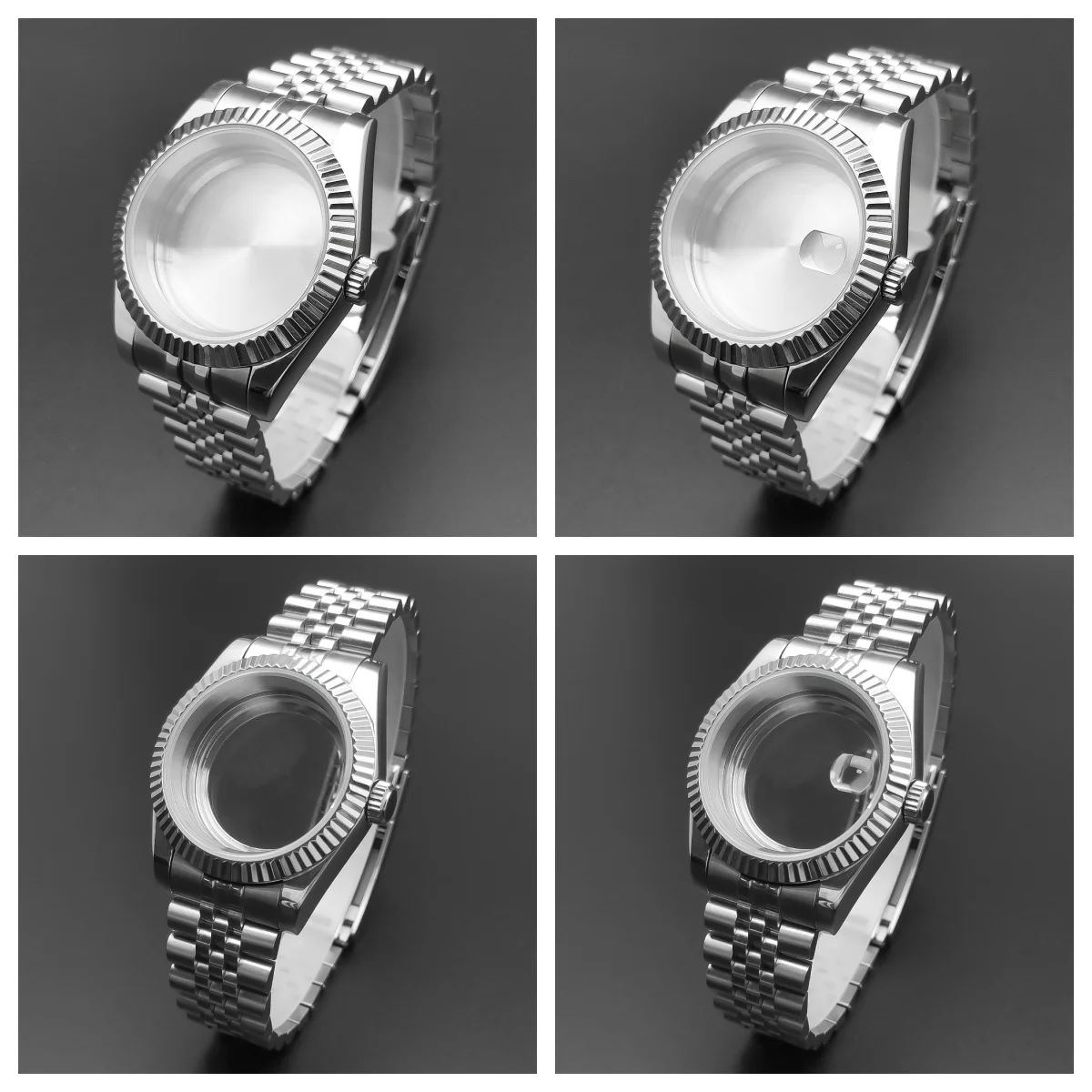 36mm/39mm Sapphire Glass For Men Watch Case Fit NH36 NH34 NH35 Movement FashionWaterproof Jubilee Stainless Steel
36mm/39mm Sapphire Glass For Men Watch Case Fit NH36 NH34 NH35 Movement FashionWaterproof Jubilee Stainless Steel