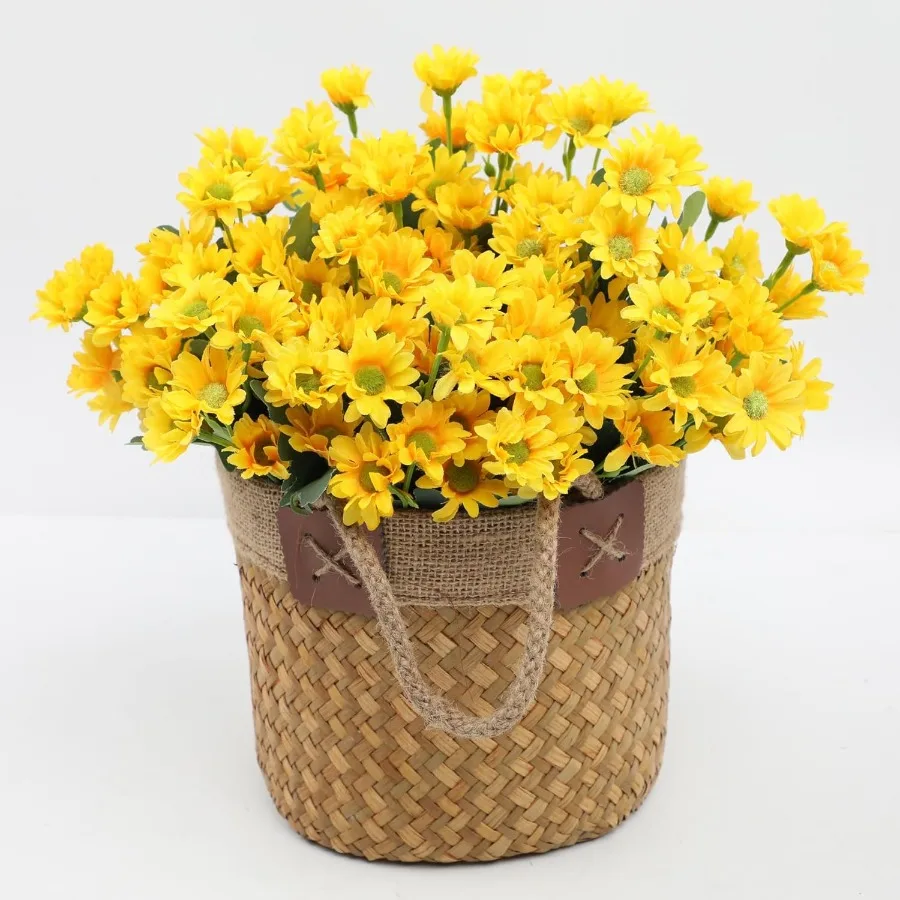 UV Resistant Yellow Autumn Chrysanthemum Artificial Outdoor FlowersPerfect for Indoor Outdoor Flower PotsRealistic Faux Plants
UV Resistant Yellow Autumn Chrysanthemum Artificial Outdoor FlowersPerfect for Indoor Outdoor Flower PotsRealistic Faux Plants