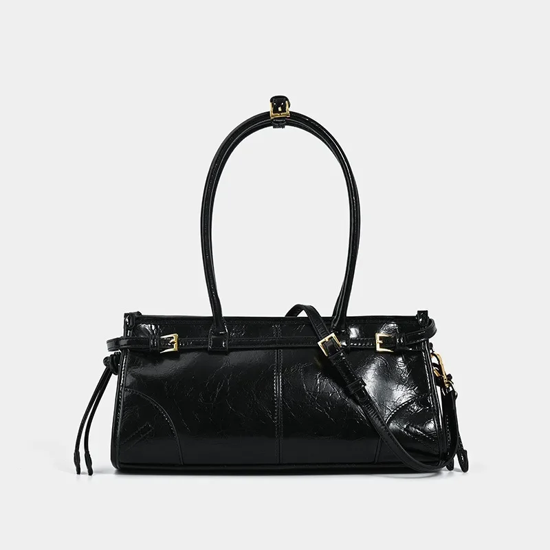 European and American retro fashion baguette armpit bag for women's commuting, large capacity hand-held shoulder bag
European and American retro fashion baguette armpit bag for women's commuting, large capacity hand-held shoulder bag