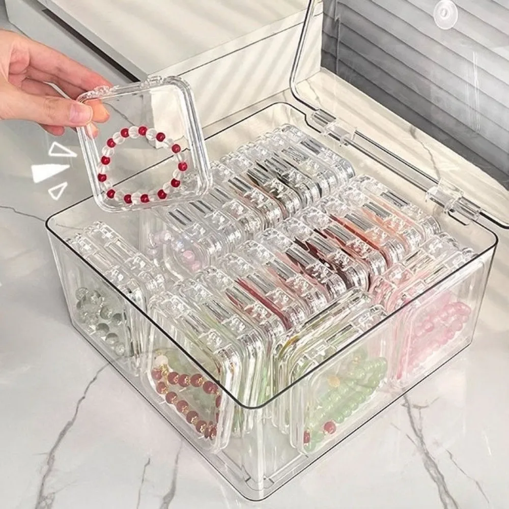 26pcs with Lid Wenwan Bracelet Box Dustproof Transparent Nail Art Storage Box Square Anti Oxidation Acrylic Sealed Box
26pcs with Lid Wenwan Bracelet Box Dustproof Transparent Nail Art Storage Box Square Anti Oxidation Acrylic Sealed Box