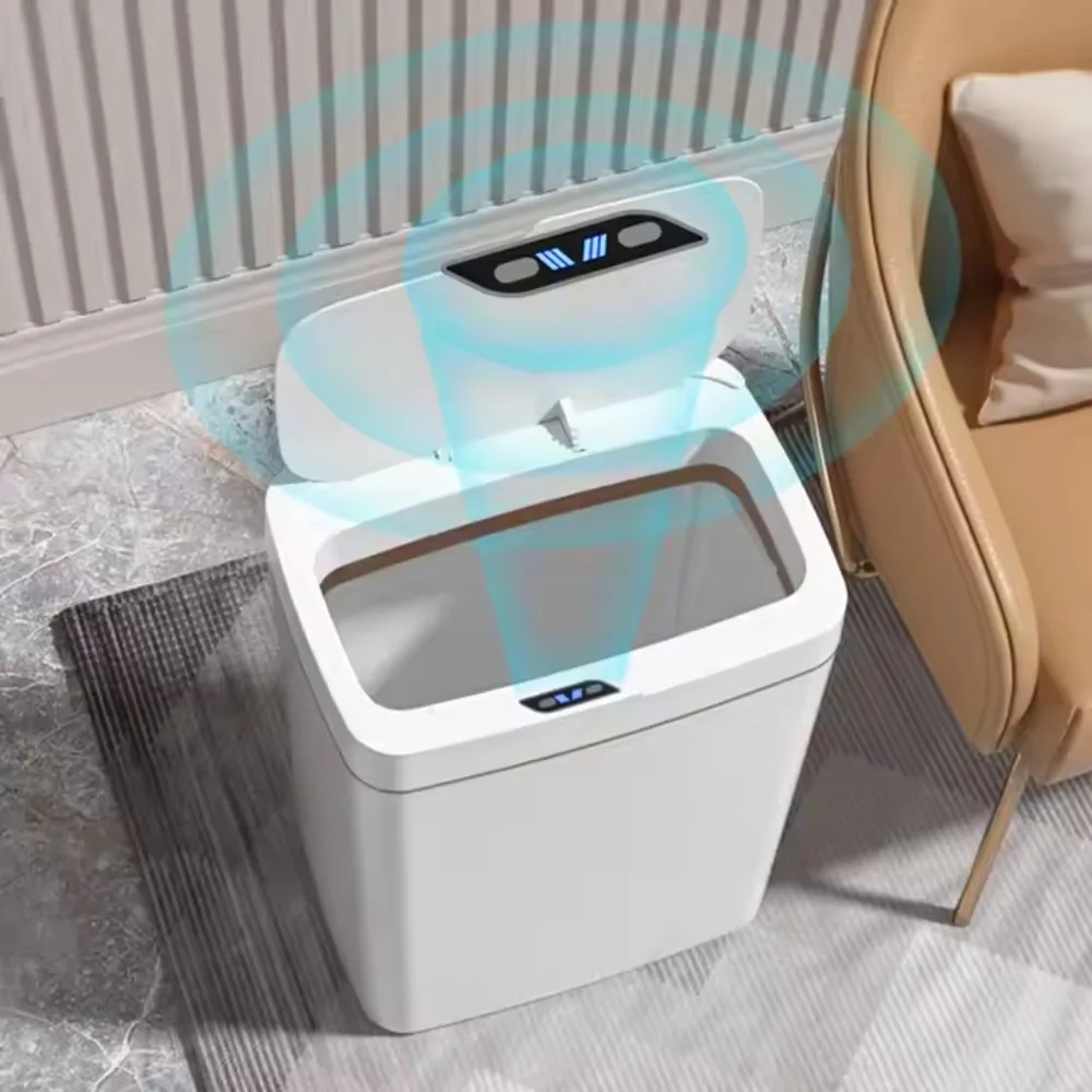 2025 New 15L Smart Trash Can Automatic Touchless Smart Sensor Sensing Trash Can Waterproof Bathroom Kitchen Bedroom Trash Can.
2025 New 15L Smart Trash Can Automatic Touchless Smart Sensor Sensing Trash Can Waterproof Bathroom Kitchen Bedroom Trash Can.