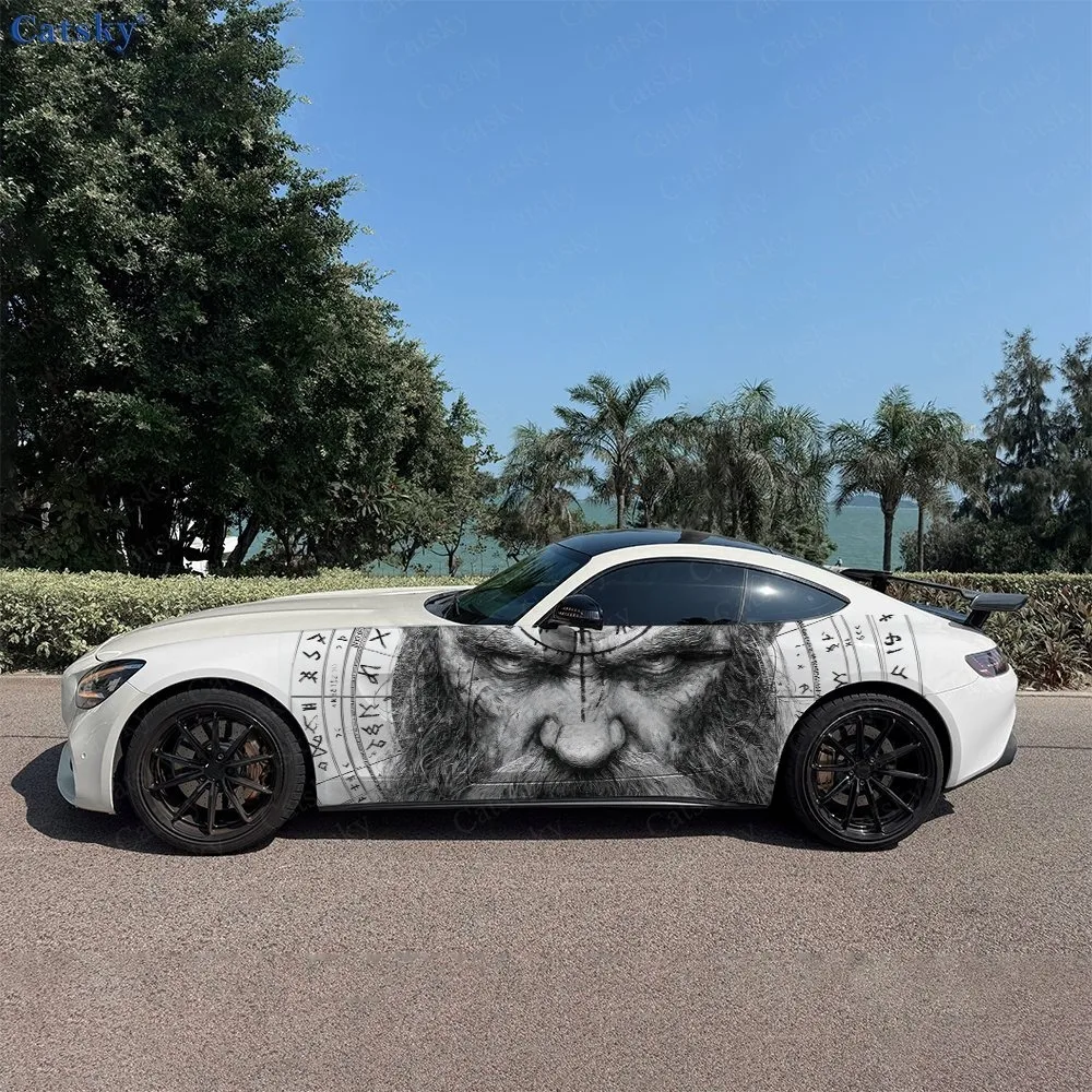 2pcs Rune Elder Portrait Car Side Wraps, Self-Adhesive PVC Waterproof & Scratch-Resistant Stickers, Car Accessory Gift
2pcs Rune Elder Portrait Car Side Wraps, Self-Adhesive PVC Waterproof & Scratch-Resistant Stickers, Car Accessory Gift