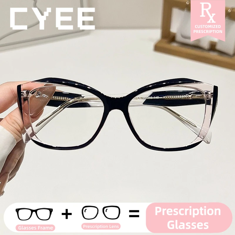 CYEE Stylish Frame Designs Photochromic Myopia Eyeglasses Progressive Lenses Glasses Women Custom Prescription Optical Eyewear
CYEE Stylish Frame Designs Photochromic Myopia Eyeglasses Progressive Lenses Glasses Women Custom Prescription Optical Eyewear