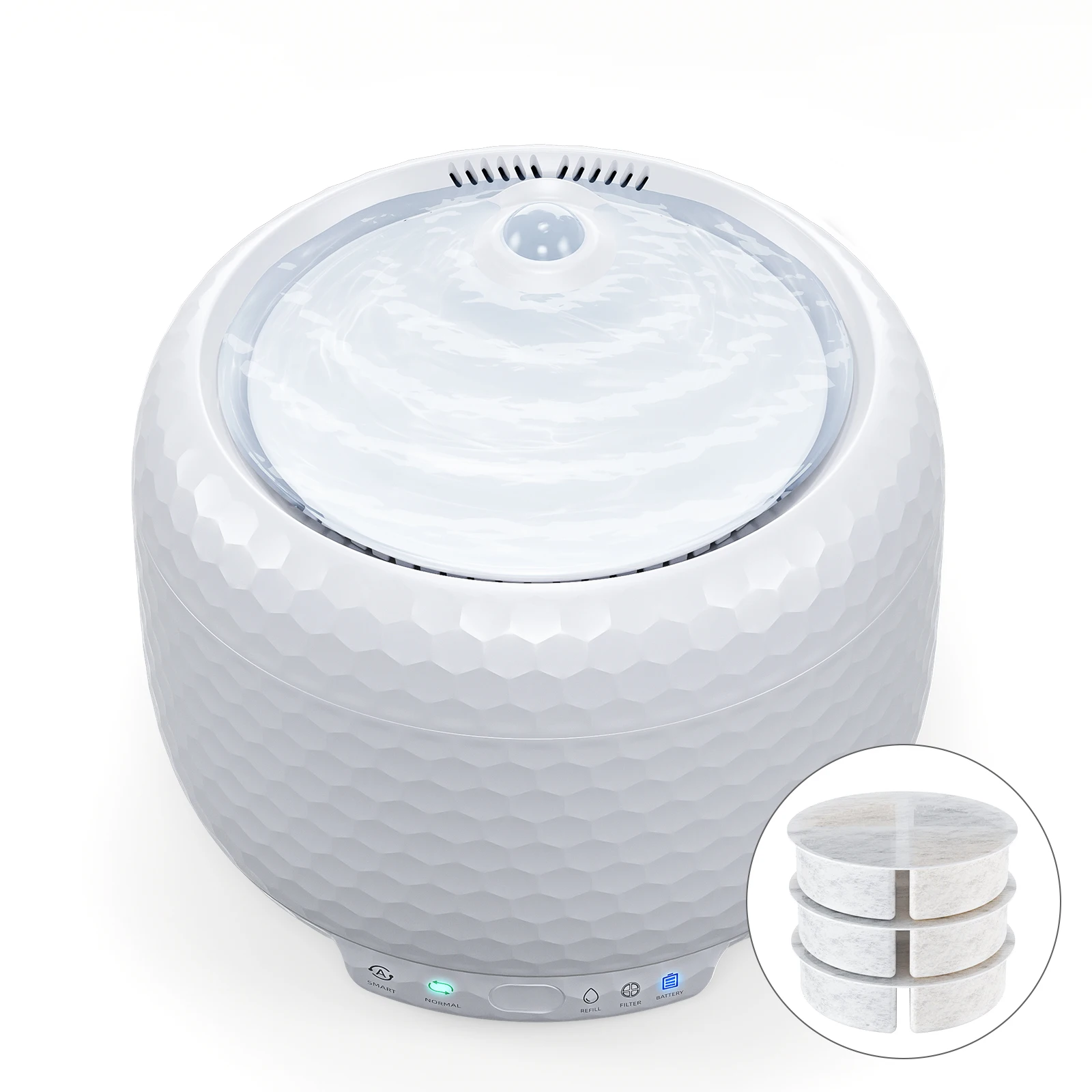 Умный диспенсер для воды для домашних животных 1,8 л для кошек и собак, портативный автоматический циклический фильтрующий фонтан для кошек с постоянной температурой
Умный диспенсер для воды для домашних животных 1,8 л для кошек и собак, портативный автоматический циклический фильтрующий фонтан для кошек с постоянной температурой