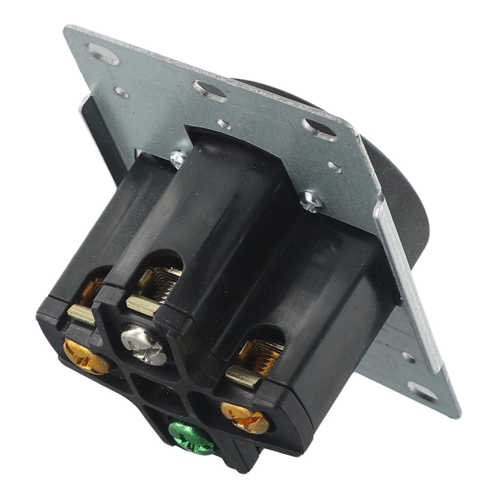 For NEMA 14 50R Female Receptacle Flush Mount Design Accepts 10/8/6/4 AWG Wire 50A 125/250V for Energy Car and Dryer Use
For NEMA 14 50R Female Receptacle Flush Mount Design Accepts 10/8/6/4 AWG Wire 50A 125/250V for Energy Car and Dryer Use