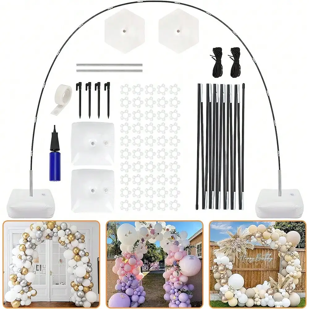 Tomnk Balloon Arch Kit with Base, Adjustable Floor Balloon Arch Stand with Air Pump
Tomnk Balloon Arch Kit with Base, Adjustable Floor Balloon Arch Stand with Air Pump