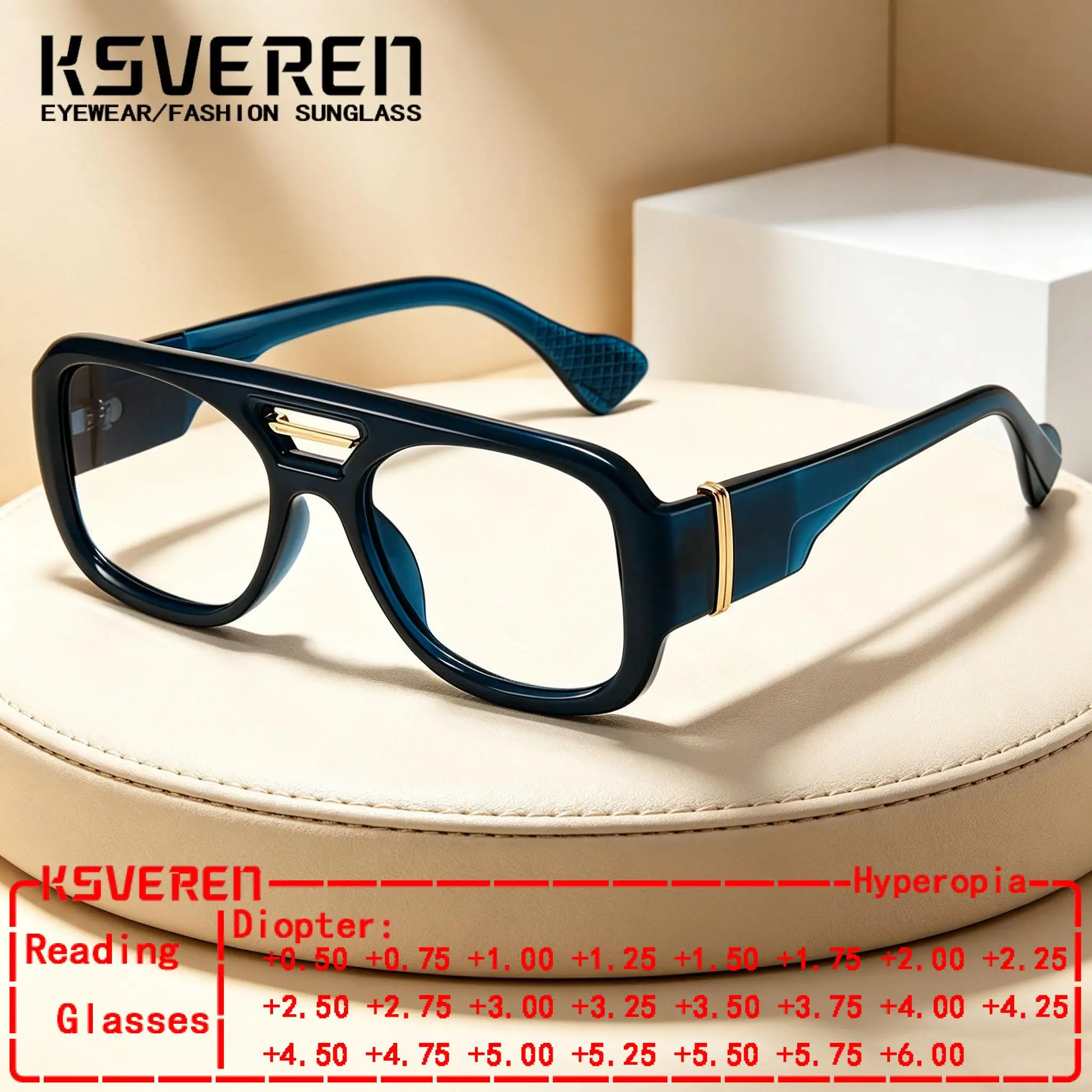 Brand Designer Blue Light Blocking Reading Glasses Men Women Square Optical Presbyopic Eyeglass Dioptric +0.5+1.0+1.5+2.0+6.0
Brand Designer Blue Light Blocking Reading Glasses Men Women Square Optical Presbyopic Eyeglass Dioptric +0.5+1.0+1.5+2.0+6.0