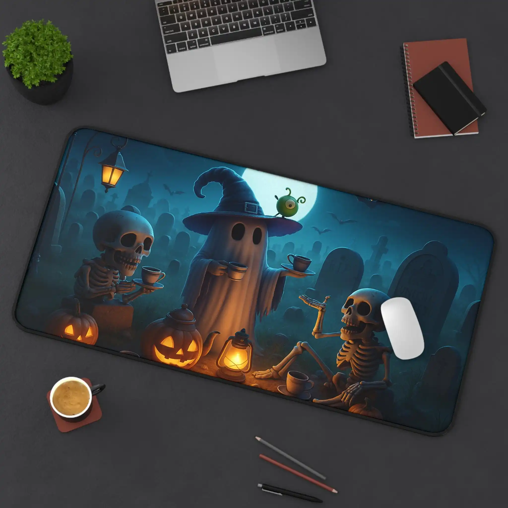Cute Ghost Tea Party Mouse Pad Skeleton Ghost Halloween Table Mat Halloween Theme Table Mat,Ghost Decoration, Ghost Skull Design
Cute Ghost Tea Party Mouse Pad Skeleton Ghost Halloween Table Mat Halloween Theme Table Mat,Ghost Decoration, Ghost Skull Design