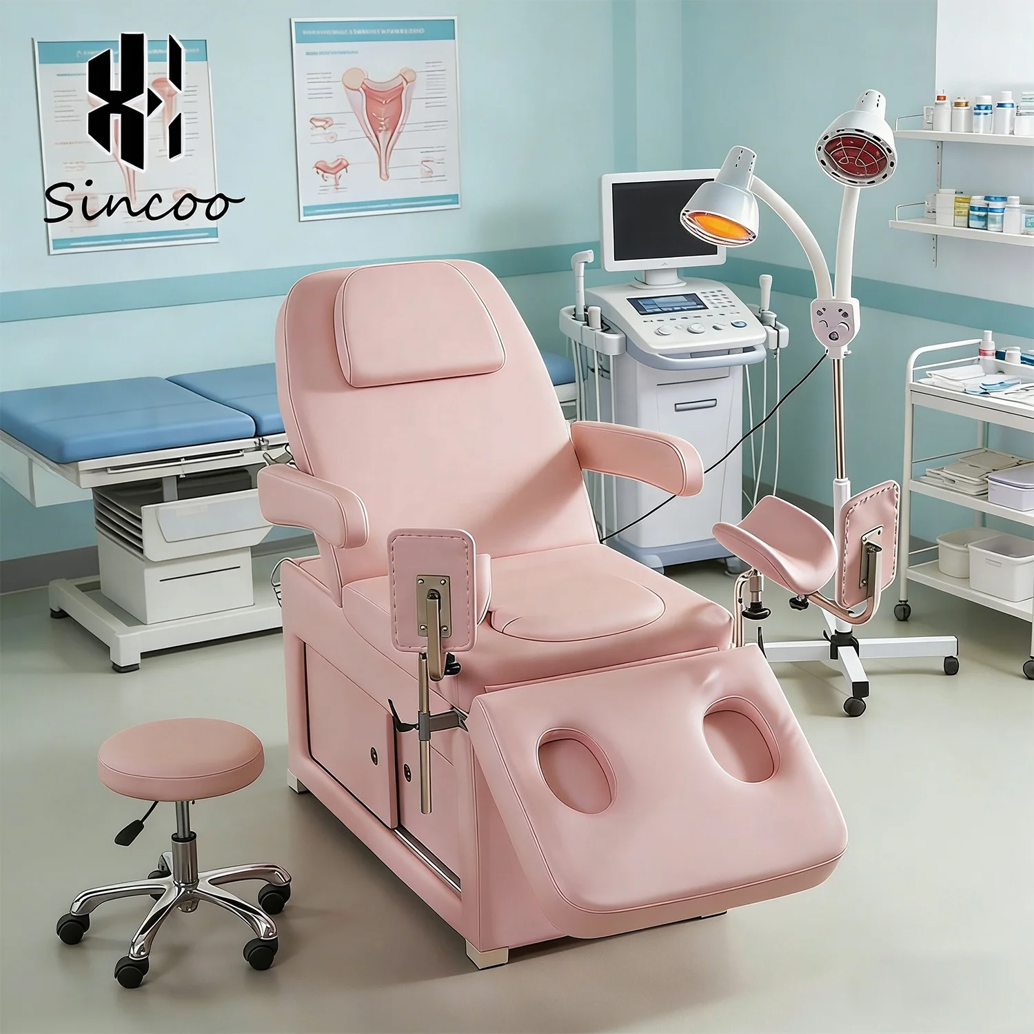 Manufacturer Multifunction With Storage Cabinet Gynecology Bed Electric Massage Gynecological Examination Nursing Private Bed
Manufacturer Multifunction With Storage Cabinet Gynecology Bed Electric Massage Gynecological Examination Nursing Private Bed