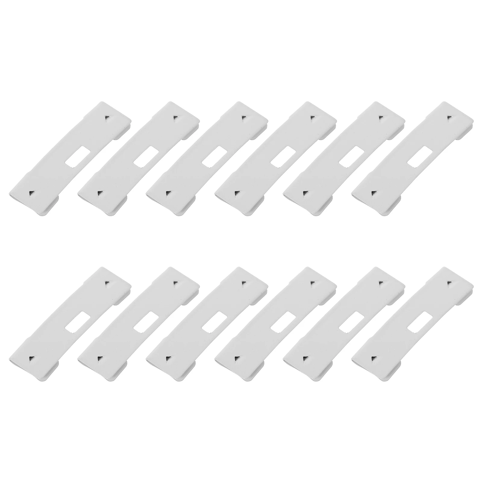 12 Pieces Vertical Blind Accessories Metal Sliding Clips for Curtains Repair Reusable Easy Identification High Quality Safe
12 Pieces Vertical Blind Accessories Metal Sliding Clips for Curtains Repair Reusable Easy Identification High Quality Safe