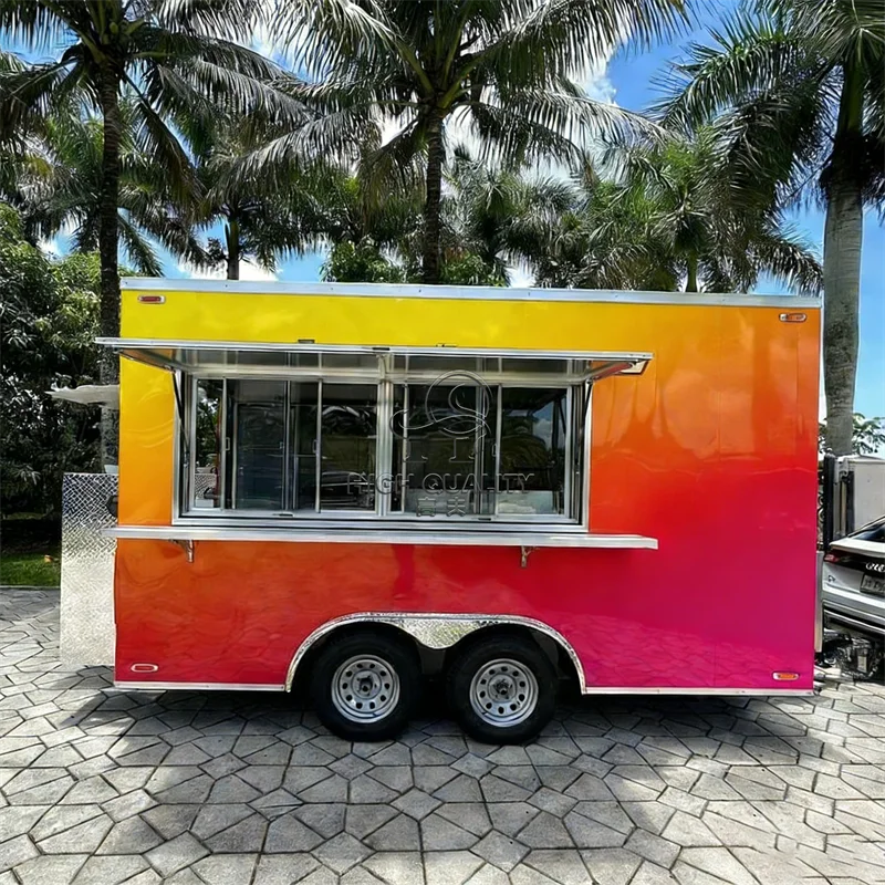 Food Truck Mobile Kitchen BBQ Kitchen Mobile Fast Food Restaurant Taco Hot Dog Beer Bar Concession Food Trailer
Food Truck Mobile Kitchen BBQ Kitchen Mobile Fast Food Restaurant Taco Hot Dog Beer Bar Concession Food Trailer