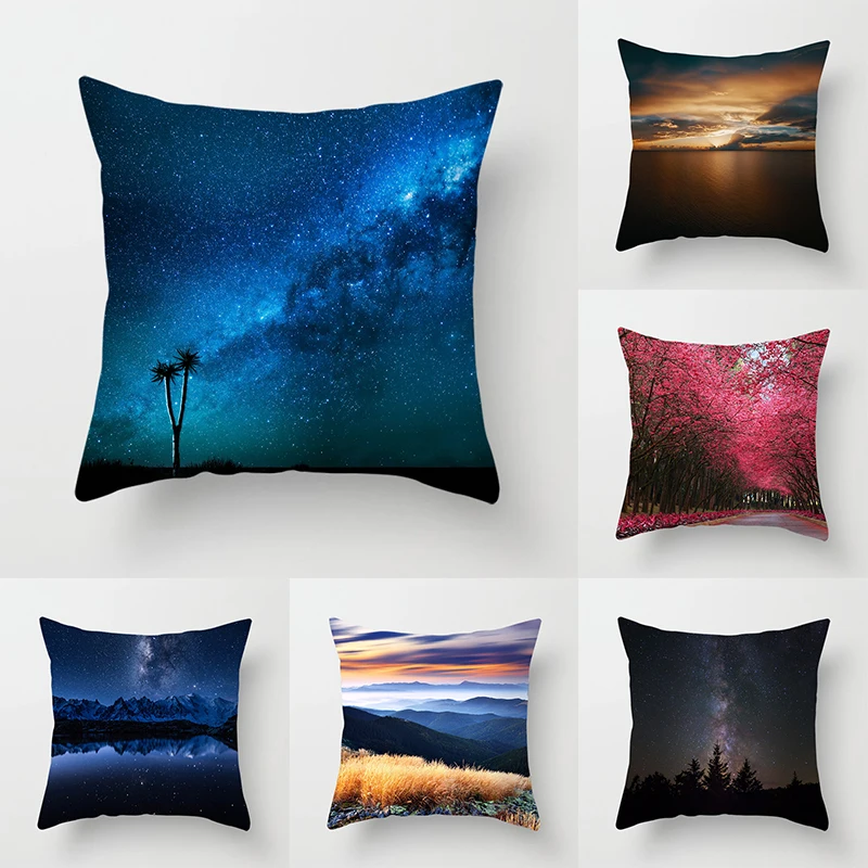 Night Starry Sky Natural Landscape Printing Pillow Cover Sofa Decoration Car Office Seat Cushion Cover Room Home Decoration
Night Starry Sky Natural Landscape Printing Pillow Cover Sofa Decoration Car Office Seat Cushion Cover Room Home Decoration