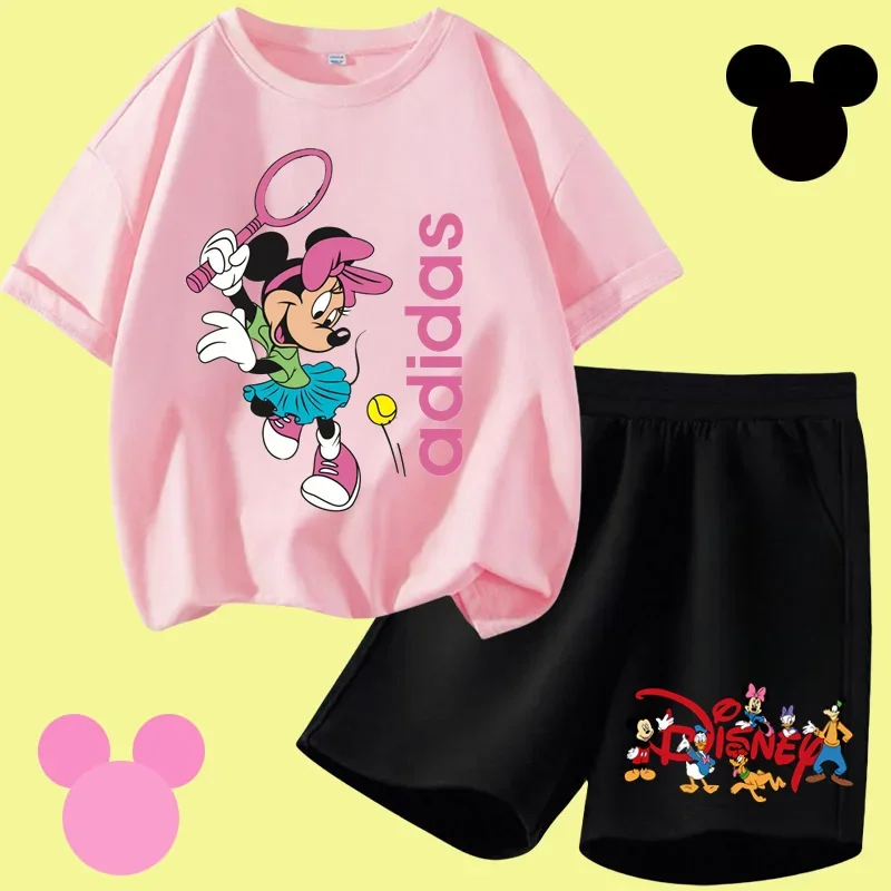 Mickey Minnie's New T-Shirt Set - Disney Children's Clothing - Boys and Girls - Sporty and Casual Short-Sleeved Cartoon Print
Mickey Minnie's New T-Shirt Set - Disney Children's Clothing - Boys and Girls - Sporty and Casual Short-Sleeved Cartoon Print