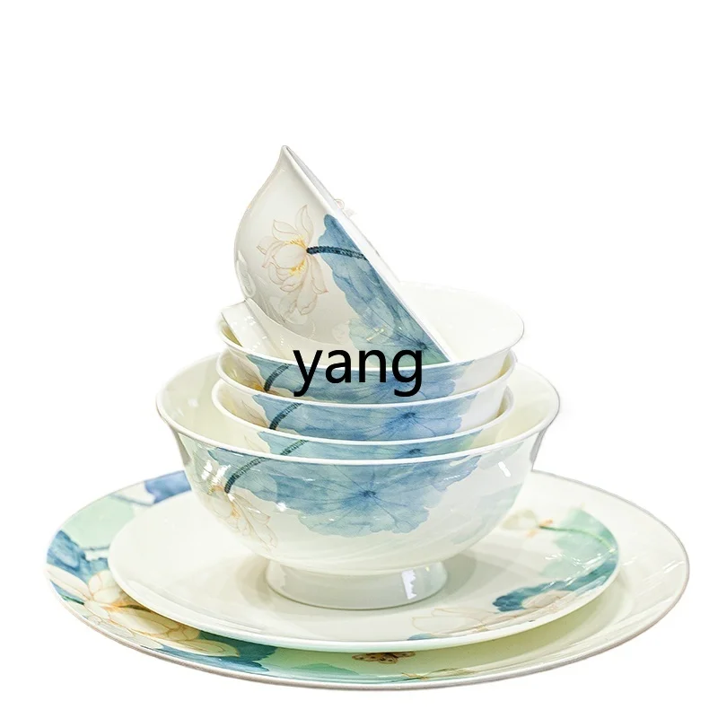 LMM Dish Set Household Chinese Ceramics Light Luxury Advanced Bone China Tableware
LMM Dish Set Household Chinese Ceramics Light Luxury Advanced Bone China Tableware