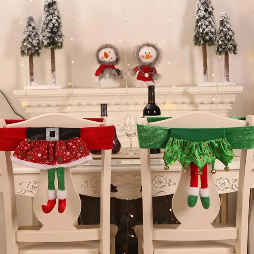 Festive Christmas Santa Claus Elf Legs Dining Chair Back Cover Soft Dining Room Decor Festival Supplies Kitchen Decor
Festive Christmas Santa Claus Elf Legs Dining Chair Back Cover Soft Dining Room Decor Festival Supplies Kitchen Decor