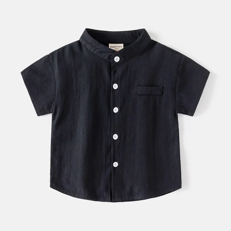 Summer Boy's Short Sleeve Shirt Outdoor Kids Soild Color Cotton Tops Tees Fashion Chidlrens V-Neck Sports Breathble Shirts 10Y
Summer Boy's Short Sleeve Shirt Outdoor Kids Soild Color Cotton Tops Tees Fashion Chidlrens V-Neck Sports Breathble Shirts 10Y