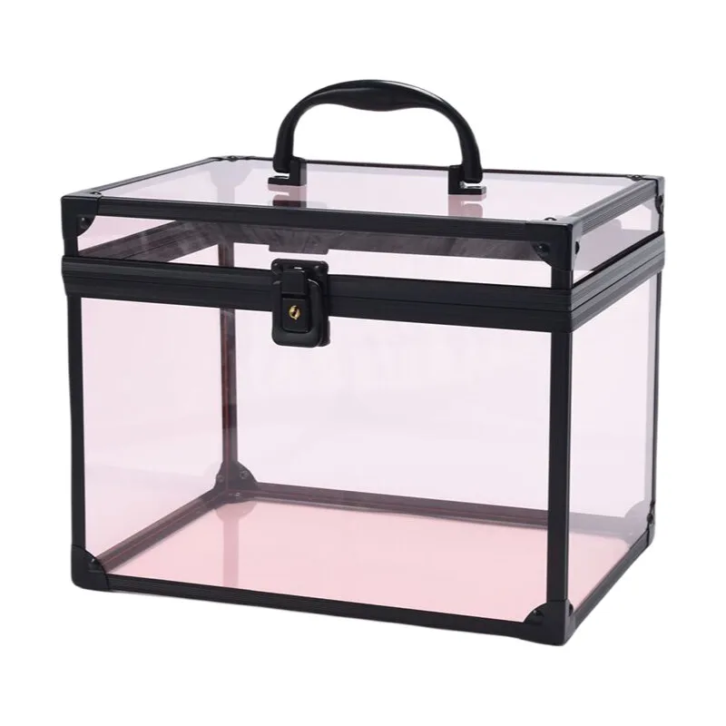 Transparent Acrylic Makeup Case Large Capacity, Multifunctional Cosmetic Organizer Storage Box for Beauty Tools Travel
Transparent Acrylic Makeup Case Large Capacity, Multifunctional Cosmetic Organizer Storage Box for Beauty Tools Travel
