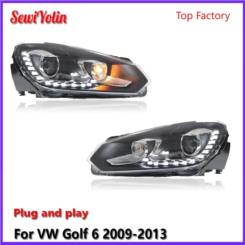 Car LED Headlight Light Assemblies For VW Golf 6 2009-2013 Auto Fog DRL Brake Turn Signal Lamp Plug And Play
Car LED Headlight Light Assemblies For VW Golf 6 2009-2013 Auto Fog DRL Brake Turn Signal Lamp Plug And Play