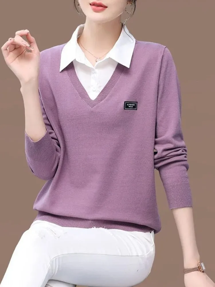 Свободный вязаный комплект из двух предметов с воротником irt для женщин, весна-осень, новый топ с воротником-стойкой, модная основа irt
Свободный вязаный комплект из двух предметов с воротником irt для женщин, весна-осень, новый топ с воротником-стойкой, модная основа irt