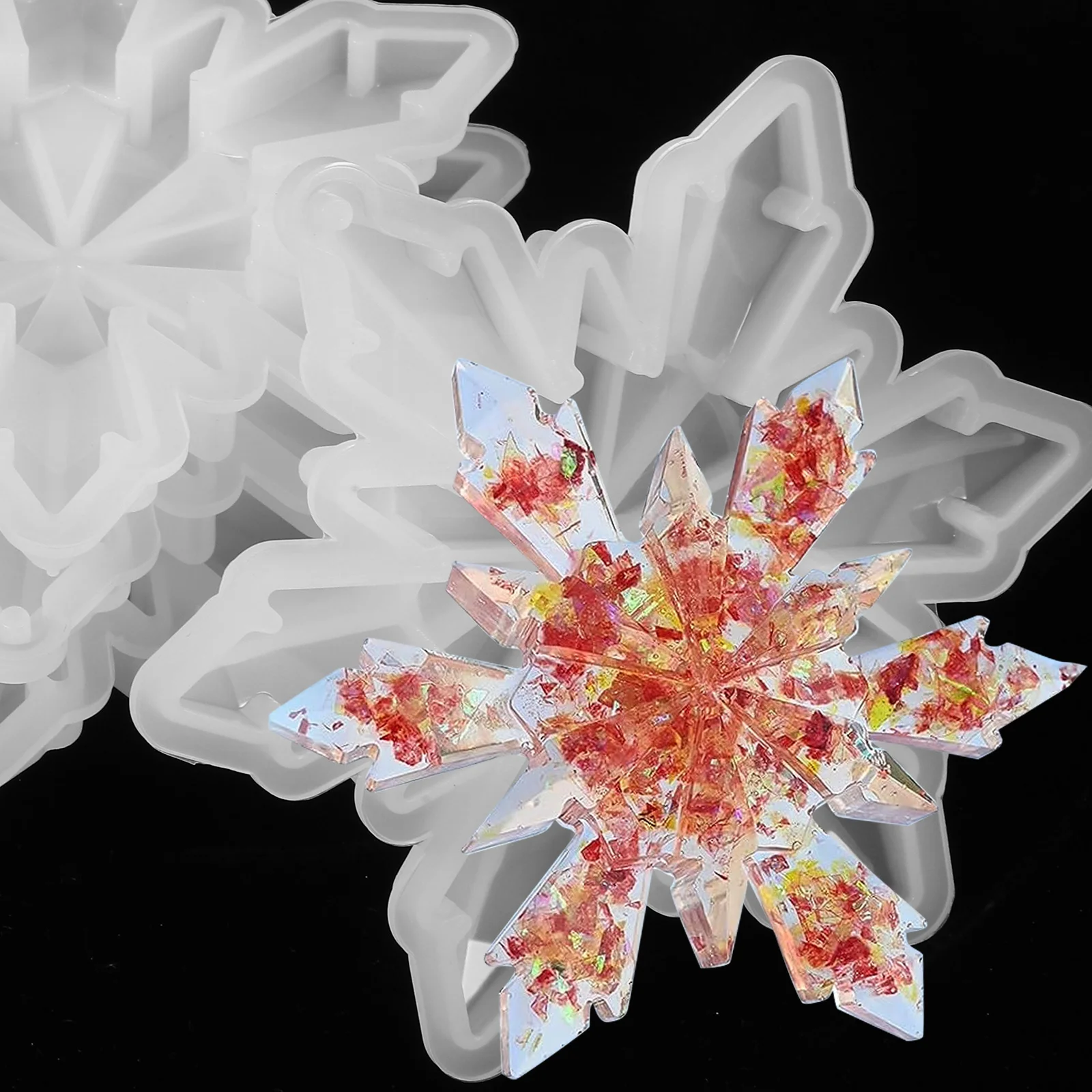 4pcs For Snowflake Pendant Molds for Resin Silicone Molds For Resin Crafts Crafts Christmas Decorations Pendant Gifts
4pcs For Snowflake Pendant Molds for Resin Silicone Molds For Resin Crafts Crafts Christmas Decorations Pendant Gifts