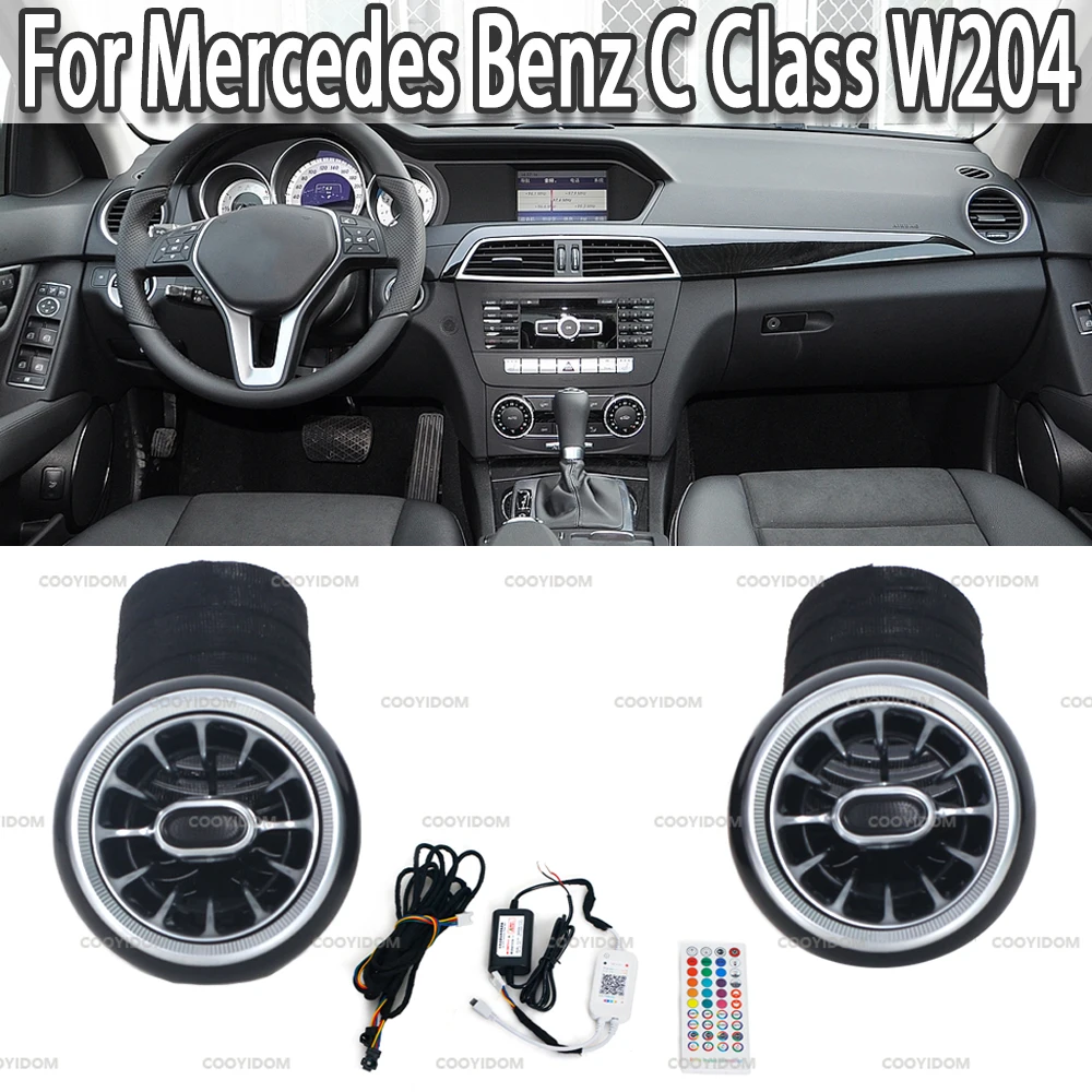 Car 2PCS LED Front Console Air Condition Replace AC Vent Turbo Outlet For Mercedes Benz C Class W204 2011-2013
Car 2PCS LED Front Console Air Condition Replace AC Vent Turbo Outlet For Mercedes Benz C Class W204 2011-2013