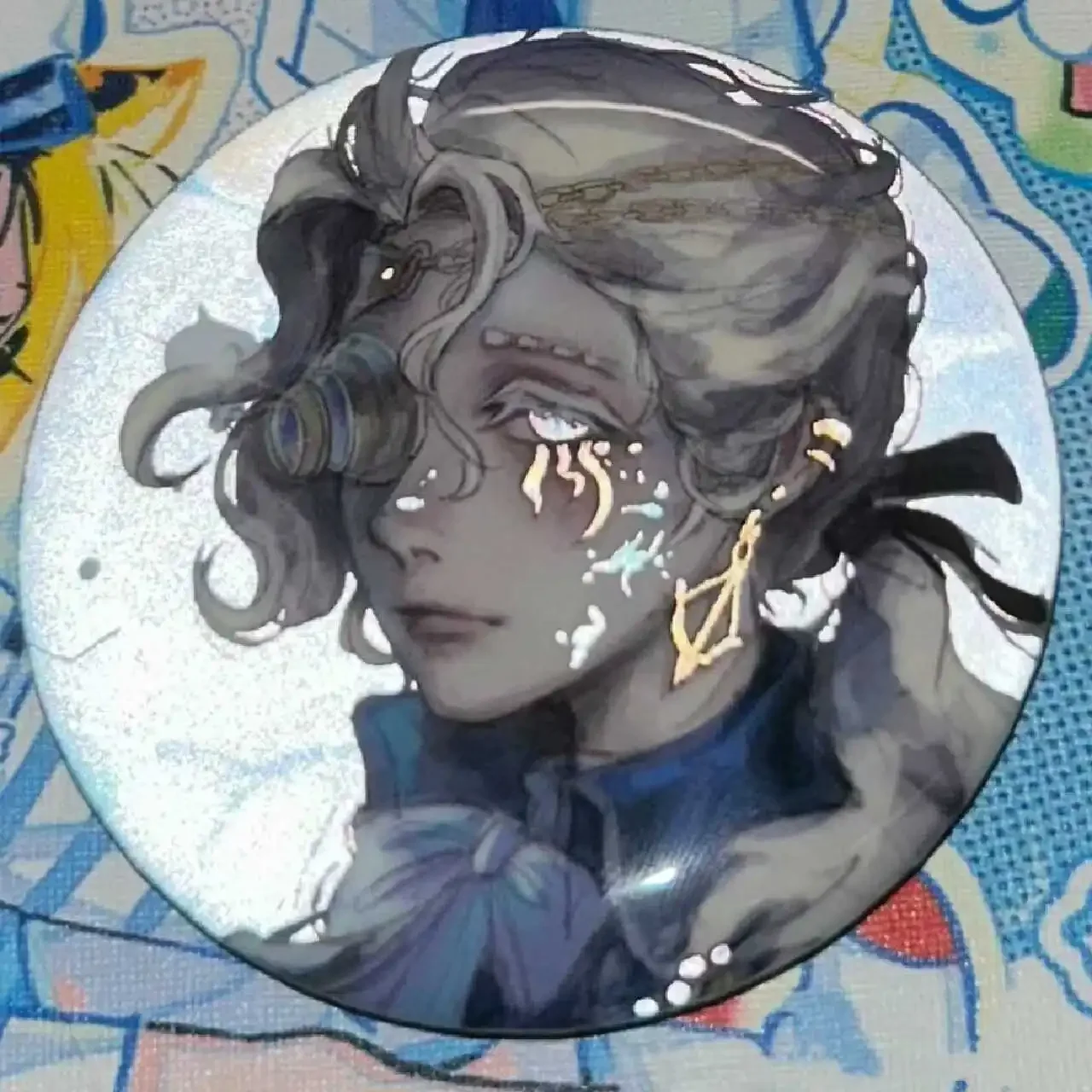 58MM Anime Game Identity Ⅴ Composer Frederick Kreiburg Cosplay Badge Brooch Xmas Gift Student Mascot Adorable Backpack Decorate
58MM Anime Game Identity Ⅴ Composer Frederick Kreiburg Cosplay Badge Brooch Xmas Gift Student Mascot Adorable Backpack Decorate