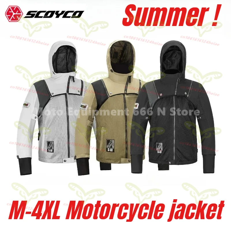 Scoyco Motorcycle Riding Suit CBP-JK01 Summer Breathable Elastic Riding Jacket Motorcycle Protective Gear Reflective
Scoyco Motorcycle Riding Suit CBP-JK01 Summer Breathable Elastic Riding Jacket Motorcycle Protective Gear Reflective