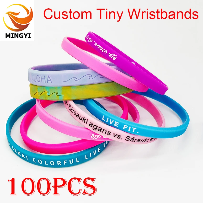100 PCS Custom Bracelet 8mm Width Tiny Silicone Wristband Customized Hebrew Wrist Bands For Events, Party, Weddings Etc.
100 PCS Custom Bracelet 8mm Width Tiny Silicone Wristband Customized Hebrew Wrist Bands For Events, Party, Weddings Etc.
