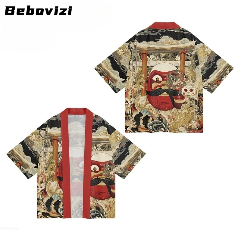 Harajuku Tops Print Kimono Streetwear Men Women Cardigan Cosplay Haori Yukata Beach Japanese Style Anime Robe Plus Size
Harajuku Tops Print Kimono Streetwear Men Women Cardigan Cosplay Haori Yukata Beach Japanese Style Anime Robe Plus Size