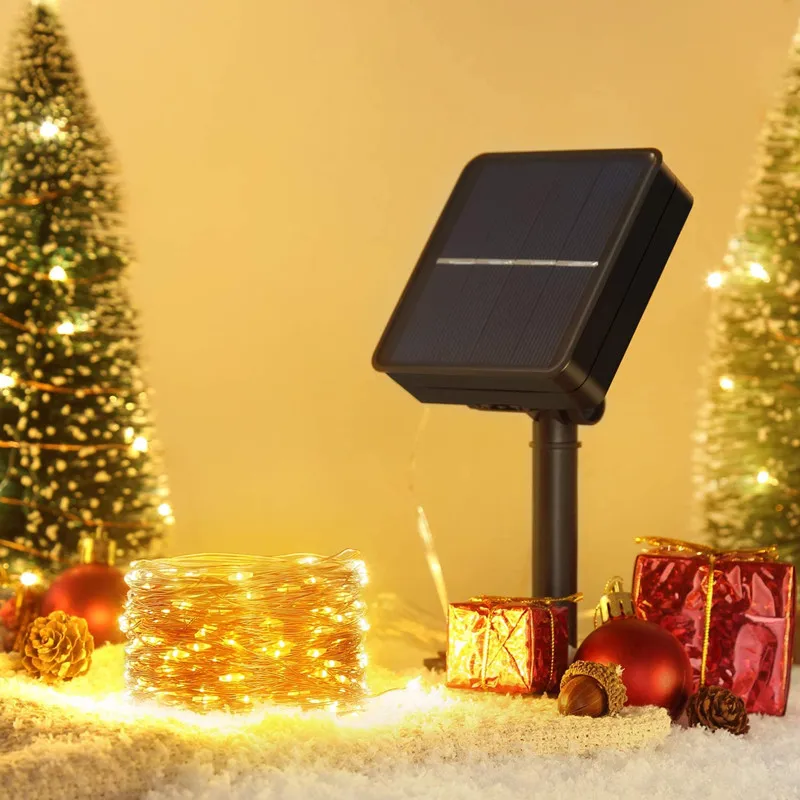 7M/12M/22M/32M 8 Modes Solar Fairy Lights LED Copper Wire Lights Garden Decoration Garden Light Room Wedding Birthday Decor
7M/12M/22M/32M 8 Modes Solar Fairy Lights LED Copper Wire Lights Garden Decoration Garden Light Room Wedding Birthday Decor