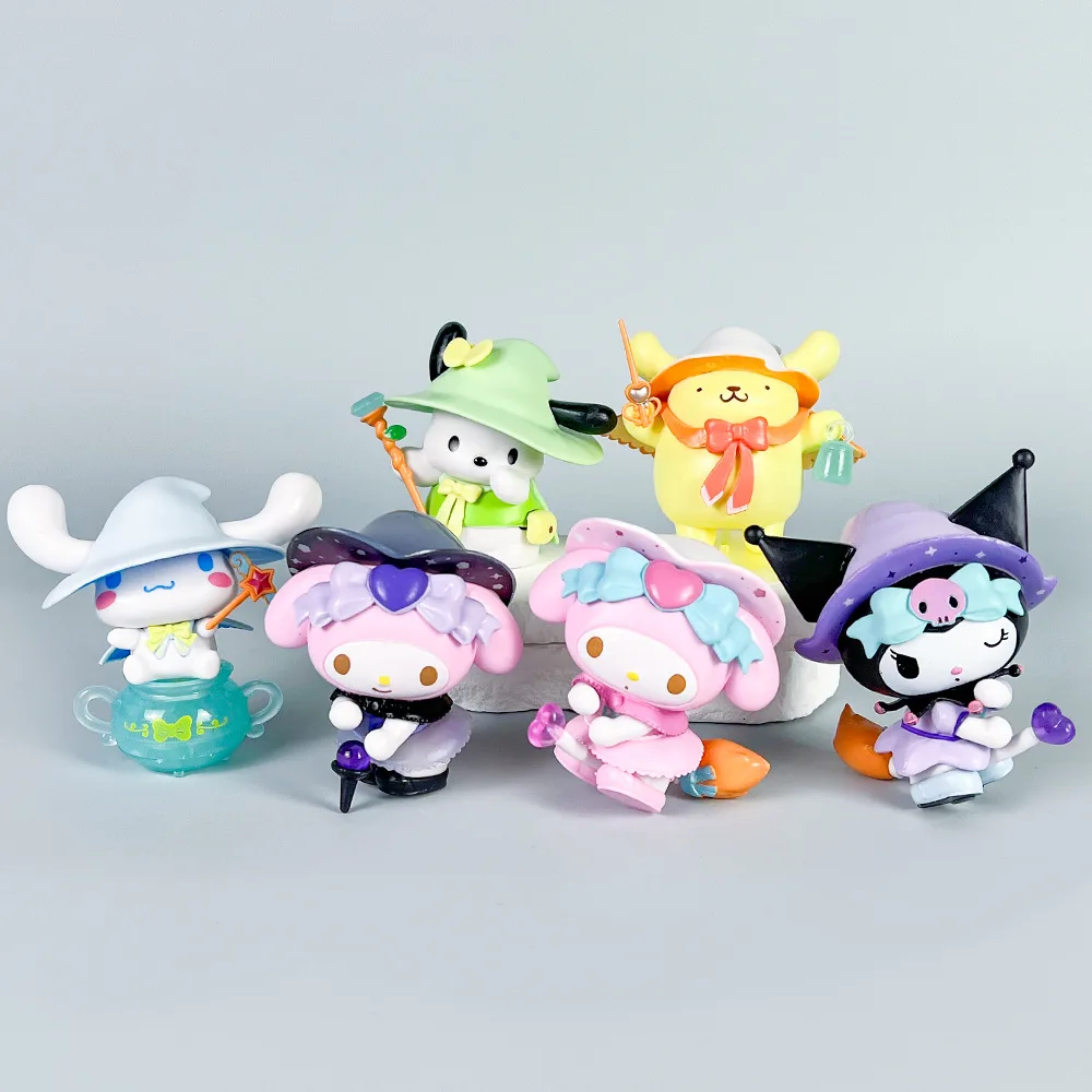 MINISO 6pcs Sanrio Blind Box Characters Magic Series Figurine, Melody Kuromi Pochacco Cinnamoroll Action Figure Gift Toys
MINISO 6pcs Sanrio Blind Box Characters Magic Series Figurine, Melody Kuromi Pochacco Cinnamoroll Action Figure Gift Toys
