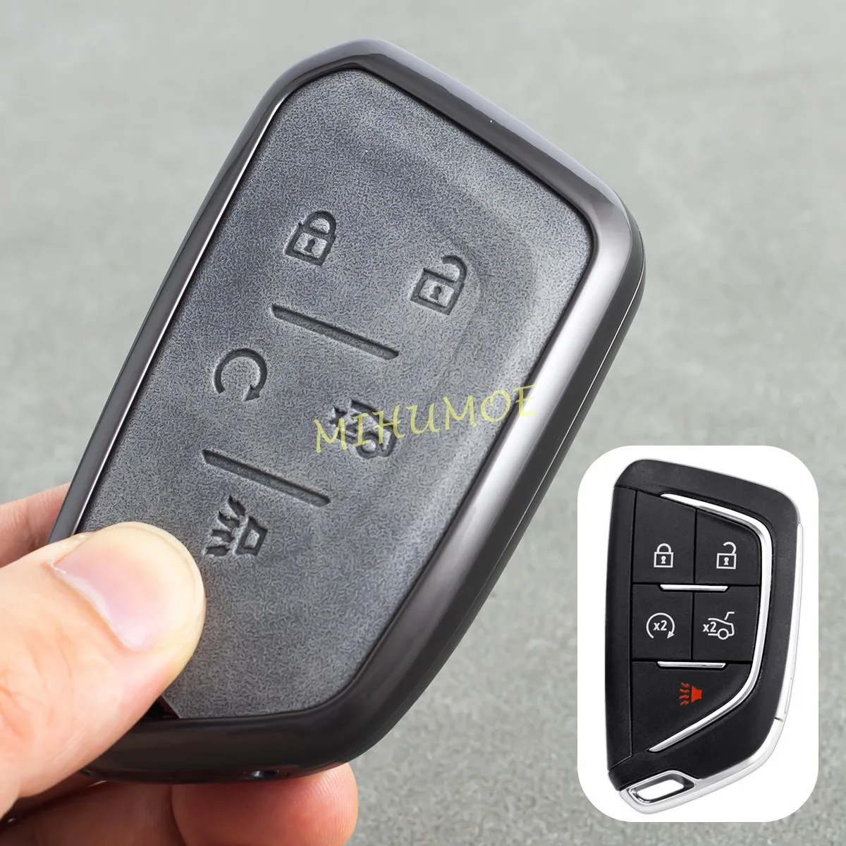 Alloy + Leather Car Key Case Cover Shell Fob For Cadillac Escalade Lyriq CT4 CT5 XT4 Optiq Vistiq Accessories
Alloy + Leather Car Key Case Cover Shell Fob For Cadillac Escalade Lyriq CT4 CT5 XT4 Optiq Vistiq Accessories