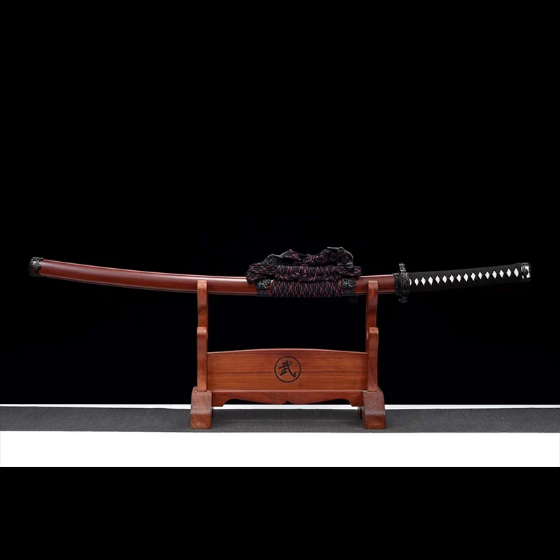 Can Custom Japanese Tachi, Samurai Katana, Dark Red Saya,Training Sword, Type H,Zinc Alloy Tsuba, Quality Wooden Sword
Can Custom Japanese Tachi, Samurai Katana, Dark Red Saya,Training Sword, Type H,Zinc Alloy Tsuba, Quality Wooden Sword