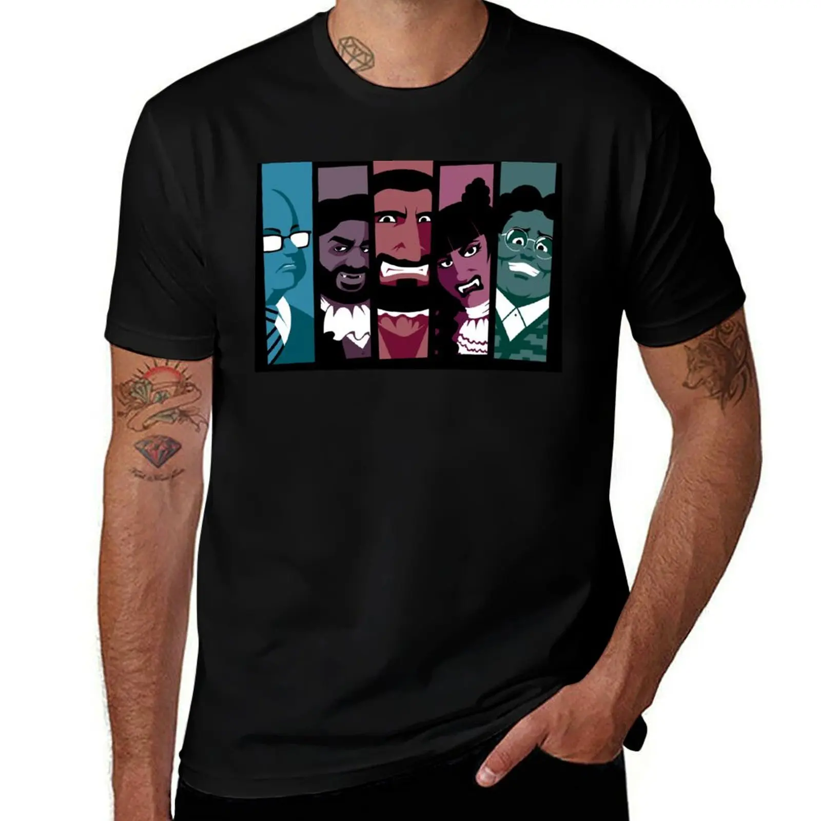 What We Do in the Shadows: Color blocks T-Shirt T-shirts oversize funny gifts Anime t-shirt heavyweight t shirts for men
What We Do in the Shadows: Color blocks T-Shirt T-shirts oversize funny gifts Anime t-shirt heavyweight t shirts for men