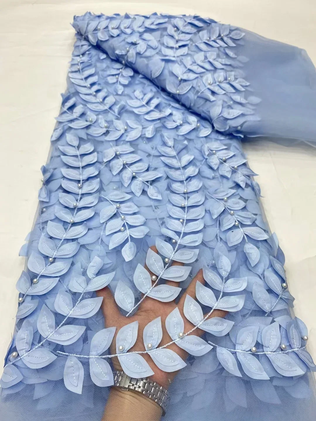 Latest Beaded 3D Tulle French Lace Fabric 2024 High Quality African 3D Mesh Lace Fabric For Evening Party Dress Sewing LDP24115
Latest Beaded 3D Tulle French Lace Fabric 2024 High Quality African 3D Mesh Lace Fabric For Evening Party Dress Sewing LDP24115