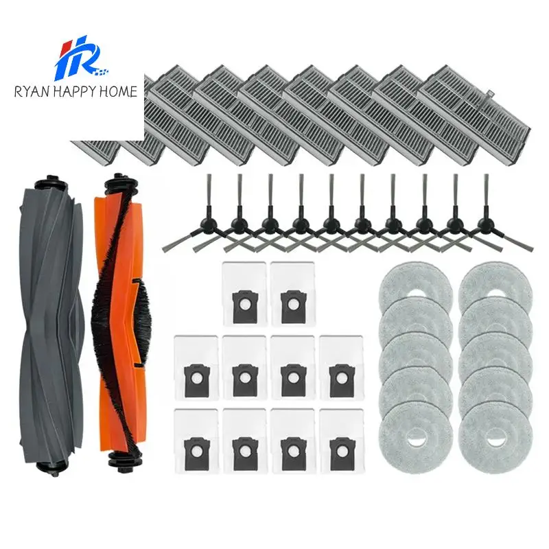 Для Dreame L10s Pro Ultra Heat, X30 Ultra, X30 Pro Plus комплект запасных частей, аксессуары, щетка, фильтр, швабра, тканевый мешок для пыли
Для Dreame L10s Pro Ultra Heat, X30 Ultra, X30 Pro Plus комплект запасных частей, аксессуары, щетка, фильтр, швабра, тканевый мешок для пыли