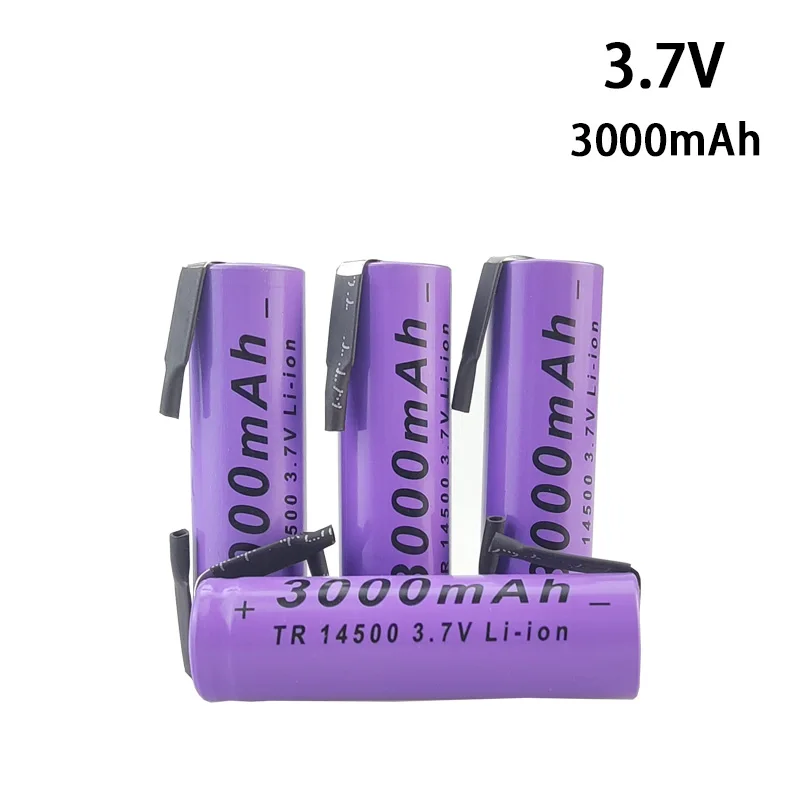 Rechargeable Lithium Battery, Nickel Plate Battery, Used for LED Flashlights, 3.7V, 3000mAh, ICR 14500
Rechargeable Lithium Battery, Nickel Plate Battery, Used for LED Flashlights, 3.7V, 3000mAh, ICR 14500