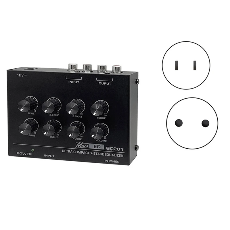 M07K-Preamp EQ207 7 Band Equalizers Sound Modifiers DC12V Power Input Audio Mixer
M07K-Preamp EQ207 7 Band Equalizers Sound Modifiers DC12V Power Input Audio Mixer