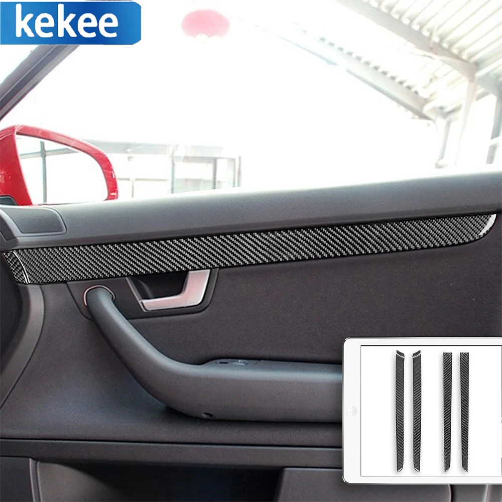 For Audi A4 S4 B7 2005-2008 Real Carbon Fiber Auto Inner Door Panel Trim Strips Decorative Sticker Car Interior Accessories 6pcs
For Audi A4 S4 B7 2005-2008 Real Carbon Fiber Auto Inner Door Panel Trim Strips Decorative Sticker Car Interior Accessories 6pcs
