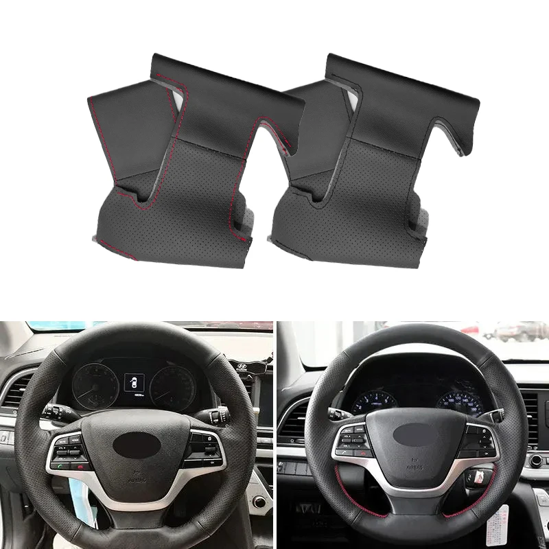 Hand Braid Perforated Leather Car-styling Steering Wheel Cover For Hyundai Elantra 4 2016 2017 2018 Solaris 2017 Accent 2018
Hand Braid Perforated Leather Car-styling Steering Wheel Cover For Hyundai Elantra 4 2016 2017 2018 Solaris 2017 Accent 2018