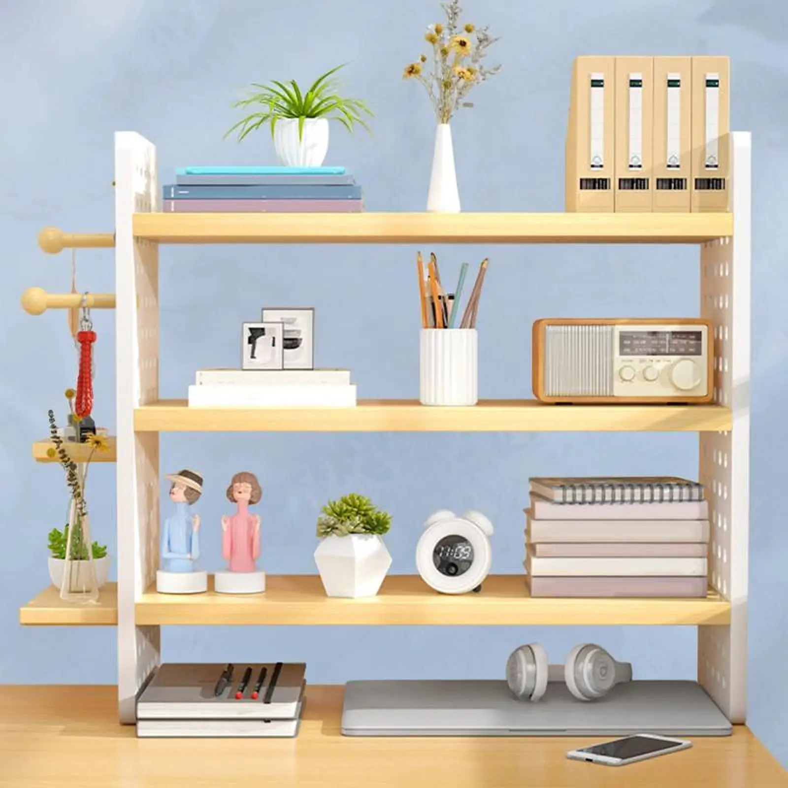 Desktop Organizer Storage Rack 3 Tier Keep Tidy Freestanding Desktop Bookshelf Desktop Display Rack for Bedroom Office Table
Desktop Organizer Storage Rack 3 Tier Keep Tidy Freestanding Desktop Bookshelf Desktop Display Rack for Bedroom Office Table