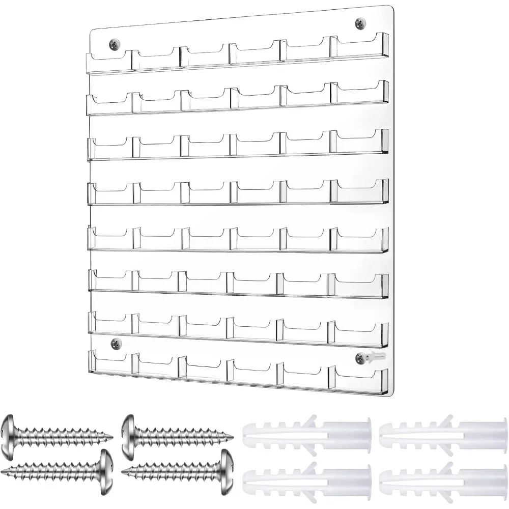 Acrylic Card Holder Wall Mount Clear Sticker Display Rack Multiple Card Holders Clear Acrylic Organizing Sticker Display Stand
Acrylic Card Holder Wall Mount Clear Sticker Display Rack Multiple Card Holders Clear Acrylic Organizing Sticker Display Stand