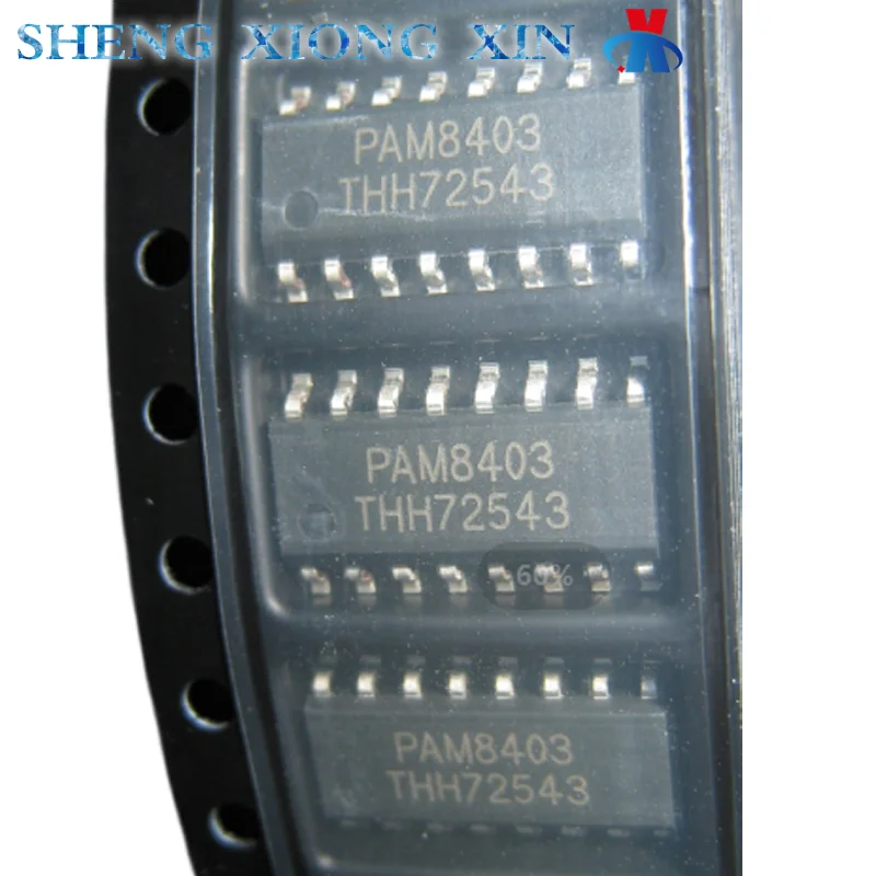 10pcs/Lot PAM8403DR-H Encapsulation SOP-16 PAM8403DR Audio Amplifier PAM8403D PAM8403 Integrated Circuit
10pcs/Lot PAM8403DR-H Encapsulation SOP-16 PAM8403DR Audio Amplifier PAM8403D PAM8403 Integrated Circuit