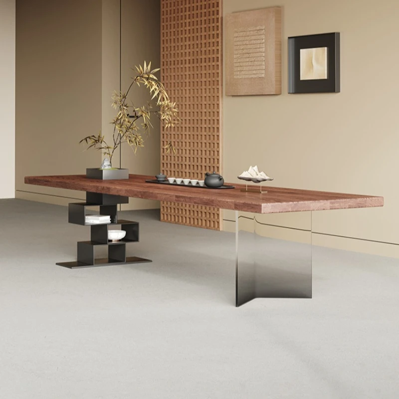 Modern Wabi-sabi Style Solid Wood Desk Modern Creative Acrylic Floating Table Living Room Home Furniture Mobili Da Studio FYFD
Modern Wabi-sabi Style Solid Wood Desk Modern Creative Acrylic Floating Table Living Room Home Furniture Mobili Da Studio FYFD