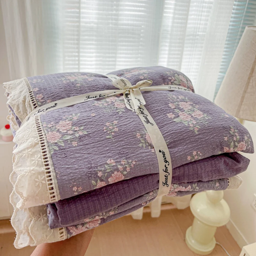 Print Floral Bedding Set Soft Double Layer Yarn Four Pieces Set Comfortable Duvet Cover Bed Sheet With Pillowcases Home Textiles
Print Floral Bedding Set Soft Double Layer Yarn Four Pieces Set Comfortable Duvet Cover Bed Sheet With Pillowcases Home Textiles
