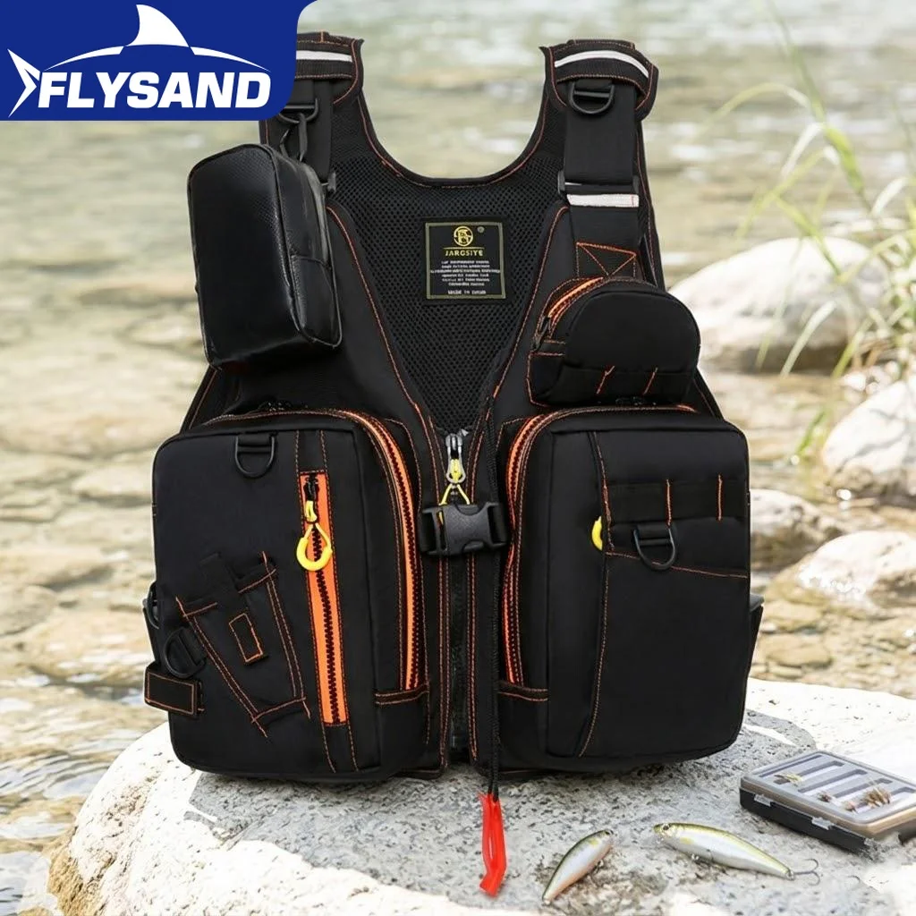 Multi Functional Life Jacket Vest Outdoor Fishing Safety Buoyant Storage Pockets Fishing Vest for Men
Multi Functional Life Jacket Vest Outdoor Fishing Safety Buoyant Storage Pockets Fishing Vest for Men