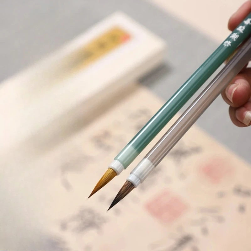 Azure Rainy Style Brush Wolf Hair Purple Hair Mini Brush for Slim Gold Script Calligraphy Fine Line Painting Beginners
Azure Rainy Style Brush Wolf Hair Purple Hair Mini Brush for Slim Gold Script Calligraphy Fine Line Painting Beginners