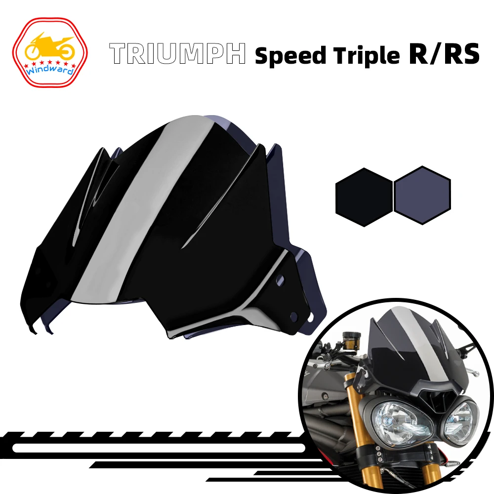 Fits For TRIUMPH SPEED TRIPLE 2016-2020 STREET TRIPLE 765 R/RS 2017 2018 2019 Motorcycle Sports visor windshield windscreen
Fits For TRIUMPH SPEED TRIPLE 2016-2020 STREET TRIPLE 765 R/RS 2017 2018 2019 Motorcycle Sports visor windshield windscreen